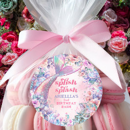 Adesivo Flower Glitter Mermaid Tail 2nd Birthday