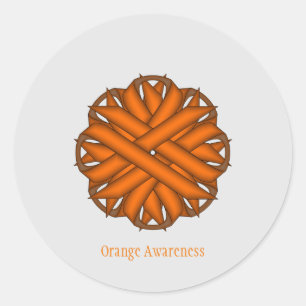 Adesivo Flower Laranja Fbon por Kenneth Yoncich
