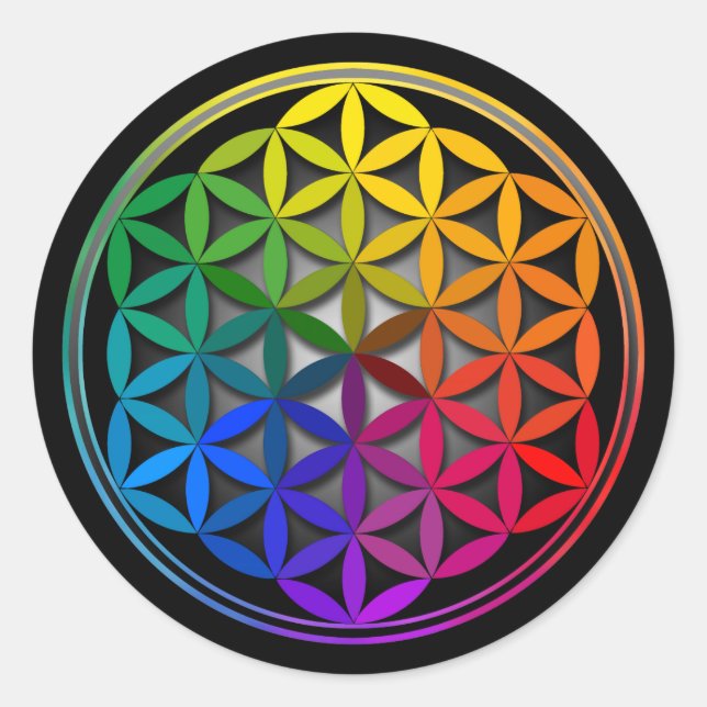 Adesivo flower of life1 (Frente)