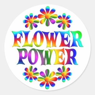 Adesivo Flower power selvagem