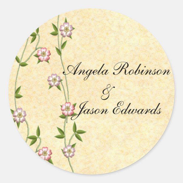 Adesivo Flowing Ivy Envelope Seals (Frente)