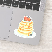 Fluffy Pancakes Com Xarope, Fruta E Creme De Mapea