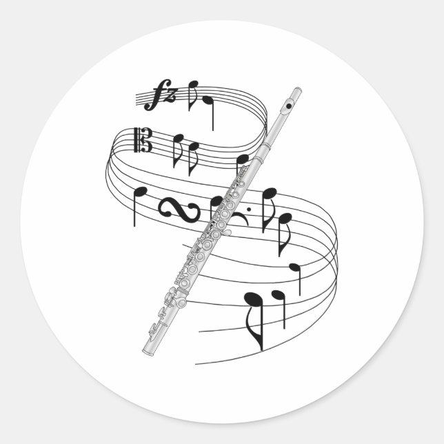 Adesivo Flute (Frente)