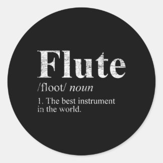 Adesivo Flute O Melhor Instrumento Do Mundo