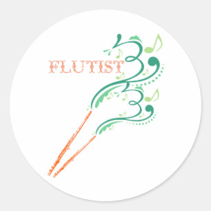 Adesivo Flutista