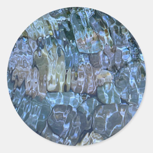 Adesivo Fluxo hídrico rochoso fluvial ripplamento (Frente)