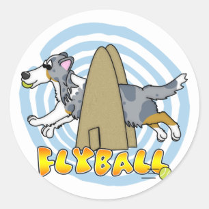 Adesivo Flyball Sheltie