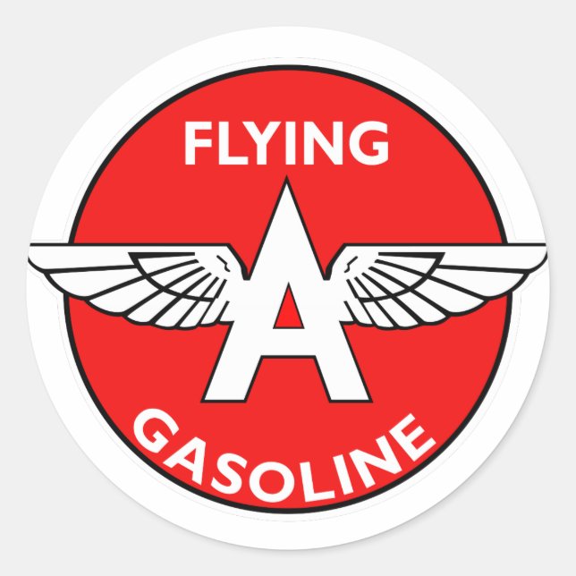 Adesivo Flying A Gasolina flat version (Frente)