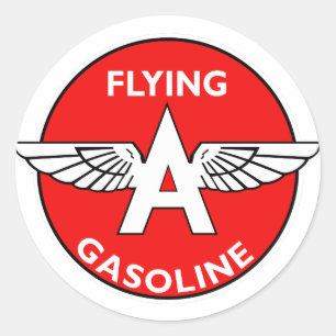 Adesivo Flying A Gasolina flat version