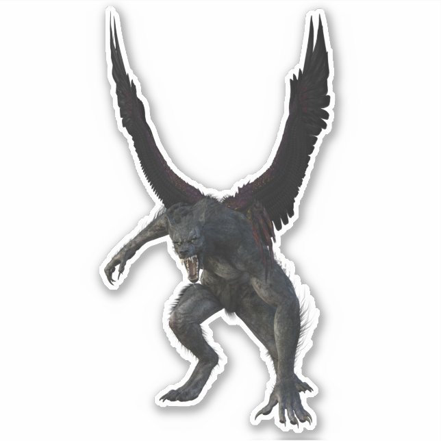 Adesivo Flying Fantasy Werewolf (Frente)