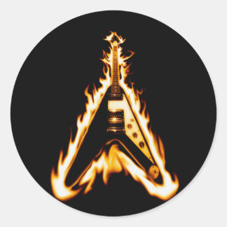 Adesivo Flying V Guitar