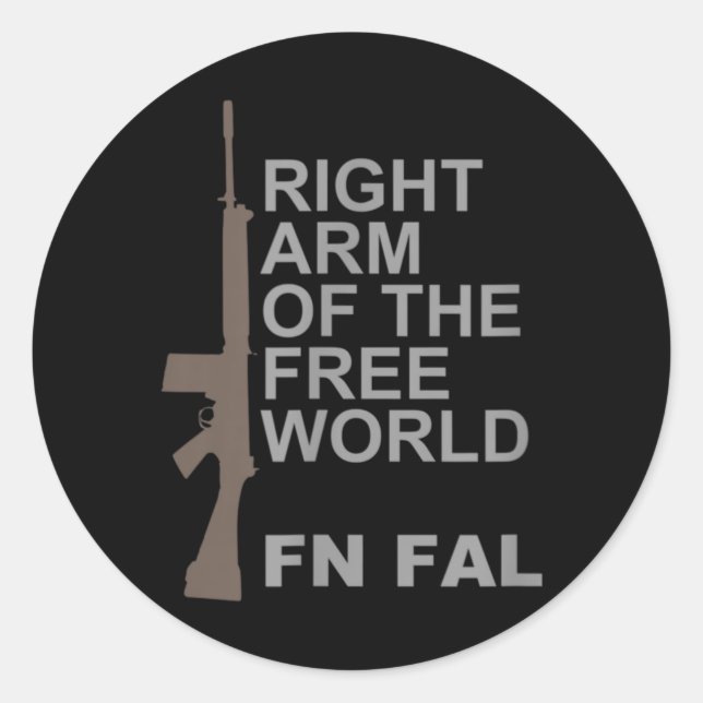Adesivo FN FAL Right arm of the free world (Frente)