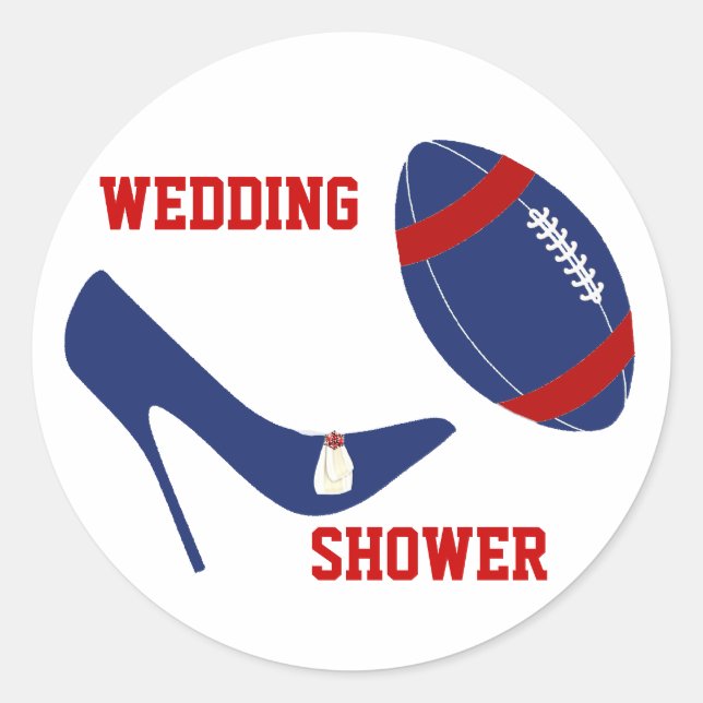 Adesivo Foca de Envelope Vermelho, Branco e Azul (Frente)