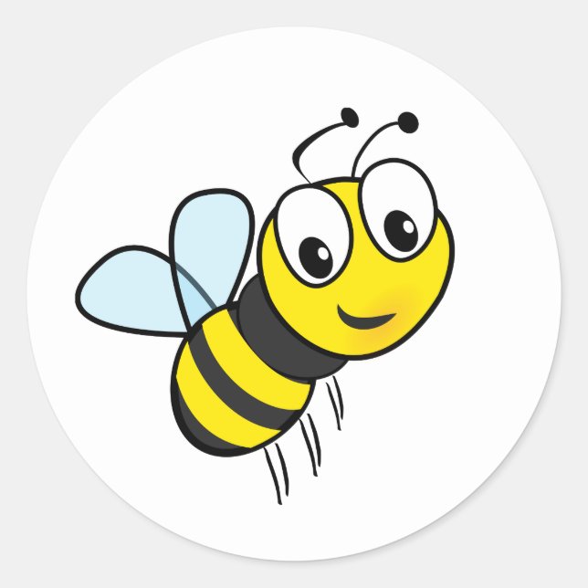 Adesivo Focas de Envelope de Abelhas de Mel Bonito (Frente)