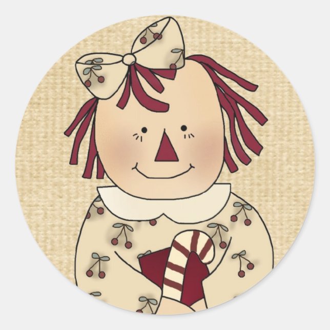 Adesivo Focas de Envelope de Natal: Alegrias Simples Annie (Frente)