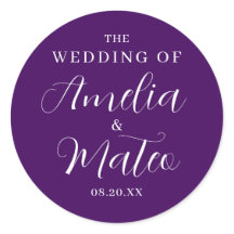 Foco de Envelope para Caligrafia Branca Roxa