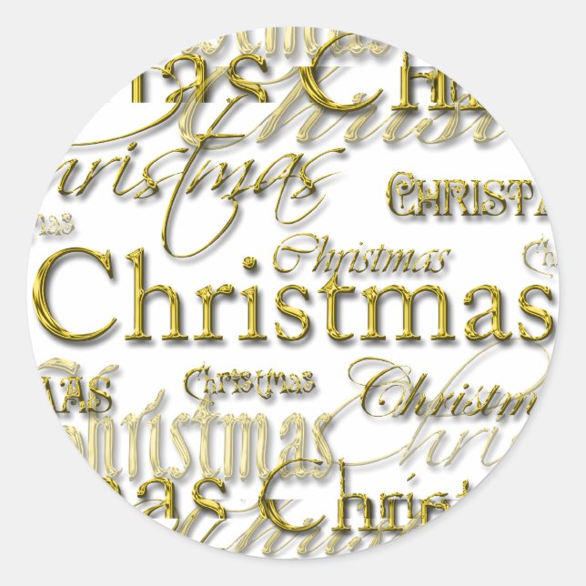 Adesivo Focos de Envelope da Estação de Natal (Frente)