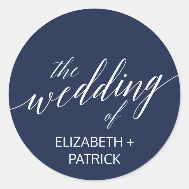 Adesivo Focos de Envelope de Caligrafia Elegante para Mari (Frente)