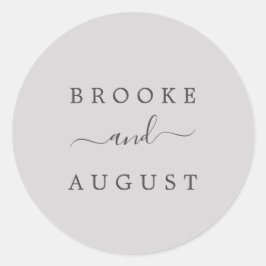 Adesivo Focos de Envelope de Cinza Silver Minimalistas