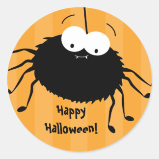 Adesivo Focos de Envelope de Halloween de aranha de Fofinh