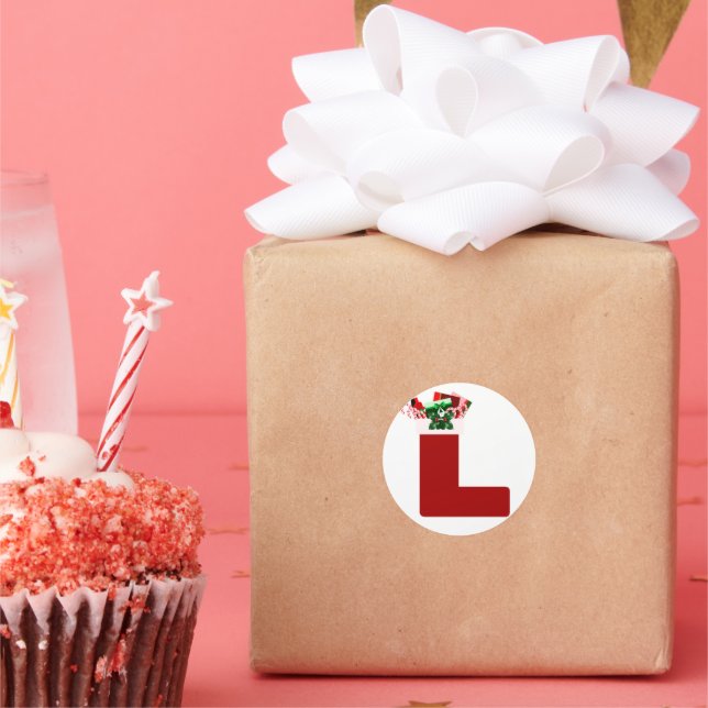 Adesivo Focos de Envelope de Natal (Festa)