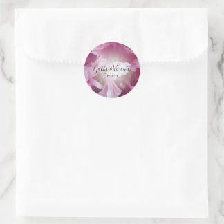 Adesivo Focos de Envelope Floral Pink Peony