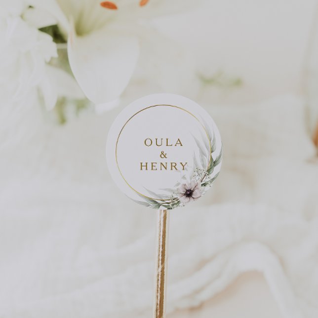 Adesivo Focos de Envelope Geométrico Eucalyptus Dourado (Criador carregado)