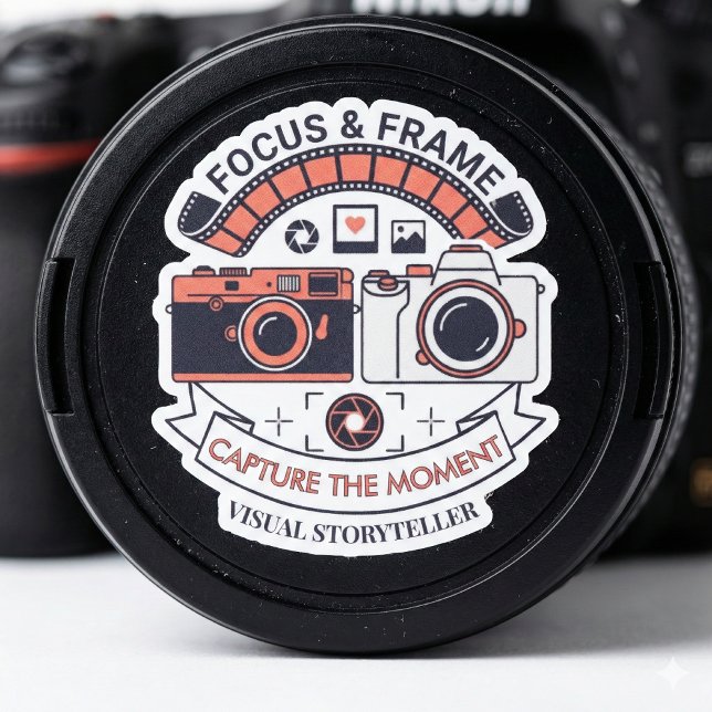 Adesivo Focus & Frame: Visual Storyteller Photography (Criador carregado)