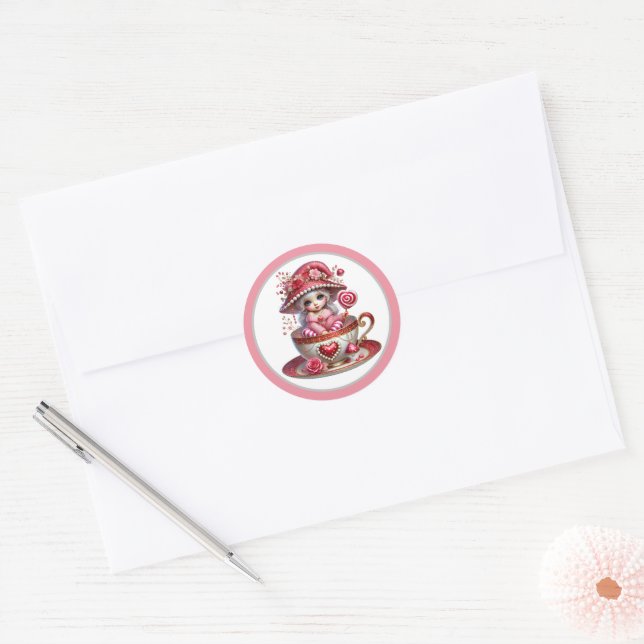Adesivo Fofinho de Xícara (Envelope)