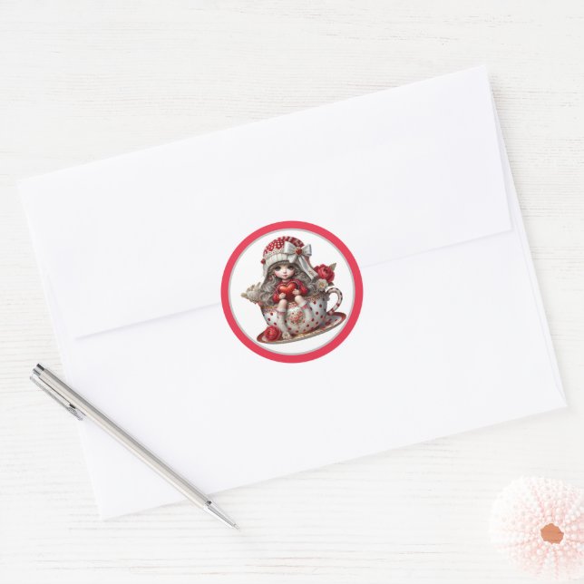 Adesivo Fofinho de Xícara (Envelope)