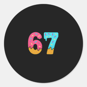 Adesivo Fofo 67 Seis Sete Sorvete Gotejamento Esporte 78 D