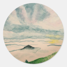 Adesivo Foggy Hillside Stickers