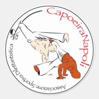 Adesivo Foglio 6 adesivi CapoeiraNapoli