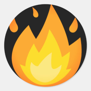 Adesivo Fogo ardente Emoji