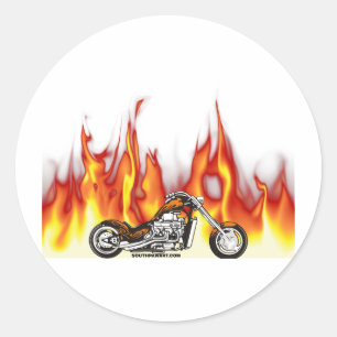 Adesivo Fogo da motocicleta