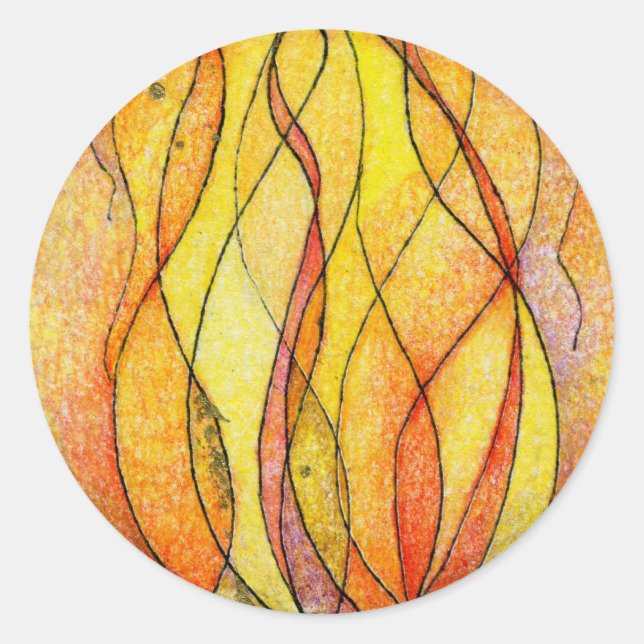 Adesivo Fogo de Quatro Elementos (Frente)