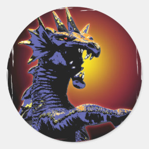 Adesivo Fogo Dragão