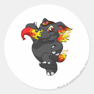 Adesivo Fogo Elefante