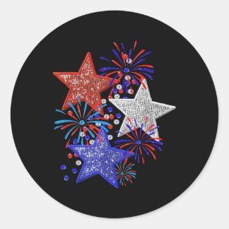 Adesivo Fogos de Artifício de 4 de Julho
