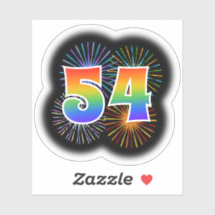 Adesivo Fogos-de-artifício do divertimento + Teste padrã