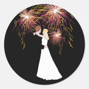 Adesivo Fogos de Casamento