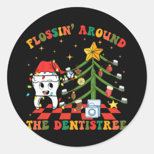 Adesivo Fogueira Em Torno Do Dentistree Engraçado Xmas Den