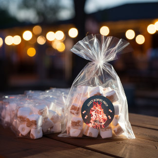 Adesivo Foguete Russo e Vinhetas do Partido Marshmallow