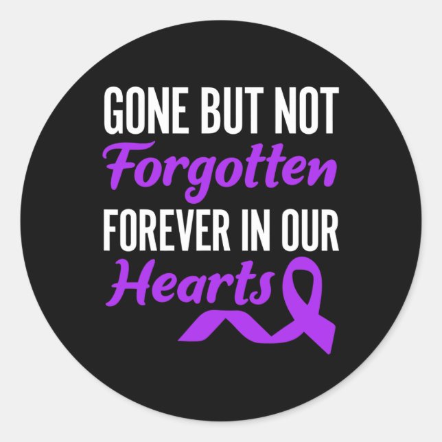 Adesivo Foi-Se, Mas Não Esqueceu-Se De Sempre Em Nossos Co (Frente)