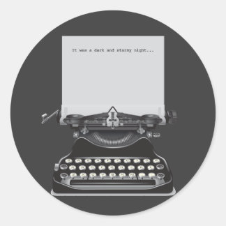 Adesivo Foi uma noite escura e tempestuosa