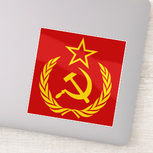 Adesivo Foice e Martelo, URSS, CCCP, Comunismo