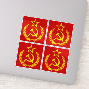 Adesivo Foice e Martelo, URSS, CCCP, Comunismo
