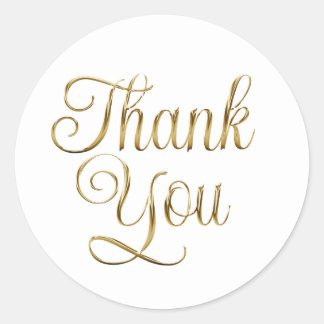 Adesivo Foil de Metal Escovado Dourado Falso Obrigado