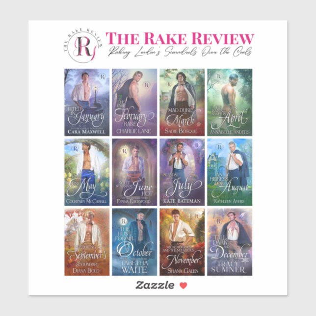 Adesivo Folha adesiva Rake Review de 8" x 8" (Folha)