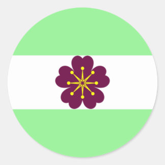 Adesivo Folha adesiva redonda do orgulho diamínico (20 Con